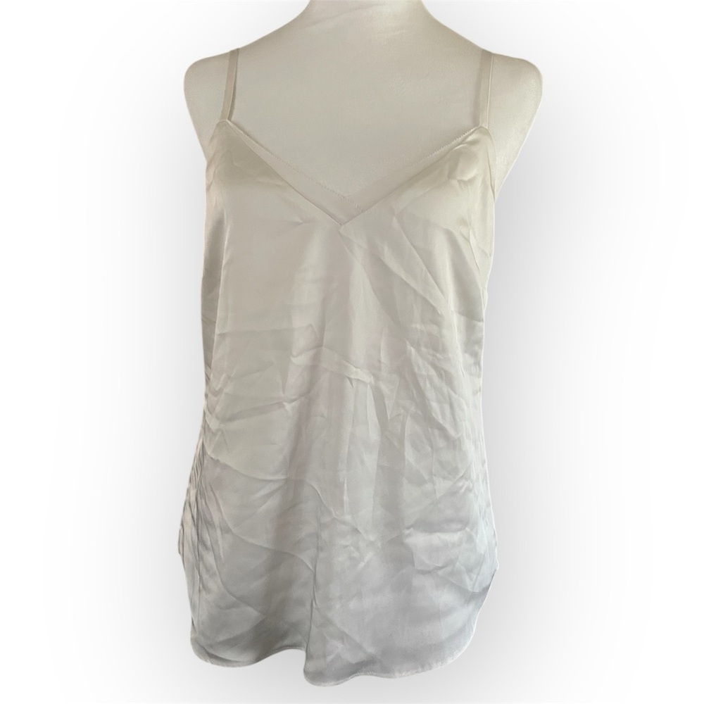 White House Black Market White Swing Cami Top Lace XS Casual Dressy